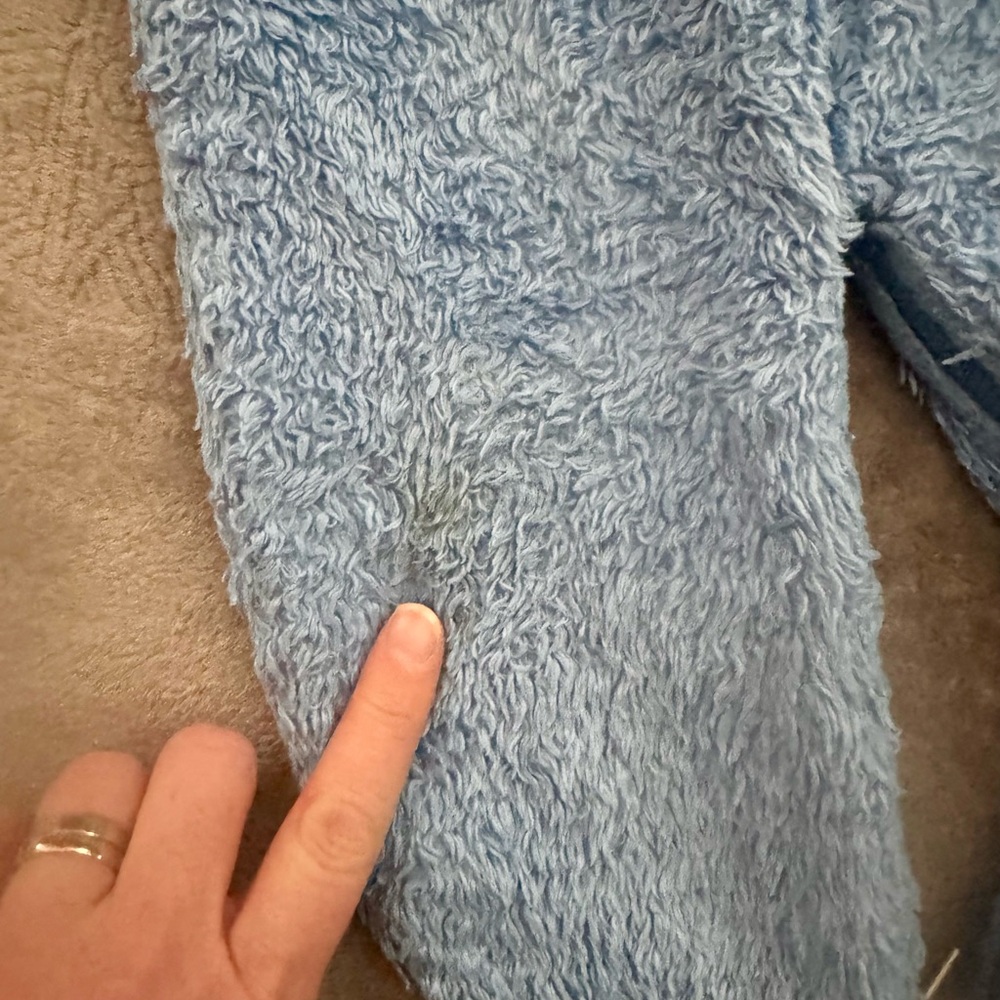 Patagonia Soft Blue Kids Footie - Picture 4 of 4
